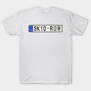 Skid Row - License Plate T-Shirt